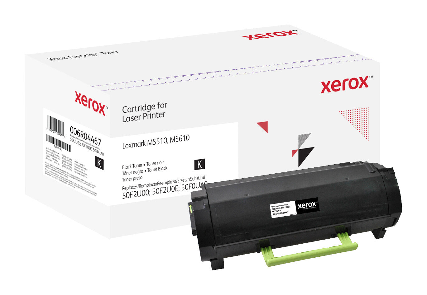 Everyday Black Toner compatible with Lexmark 50F2U00; 50F2U0E; 50F0UA0