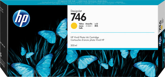 HP 746 300-ml Yellow DesignJet Ink Cartridge