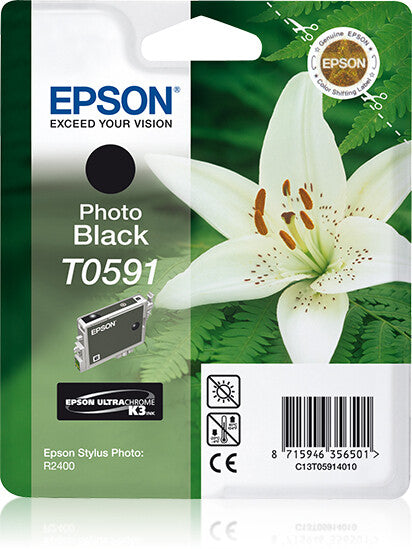 Epson Lily Singlepack Photo Black T0591 Ultra Chrome K3