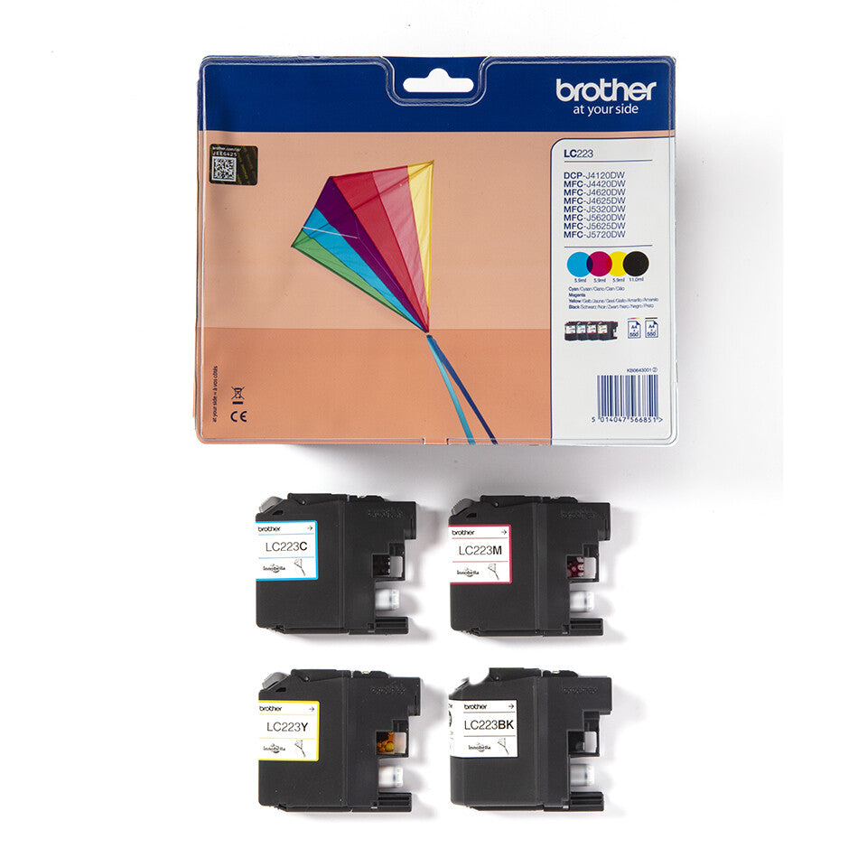 Brother Genuine LC223VALBP Ink Cartridge Multipack