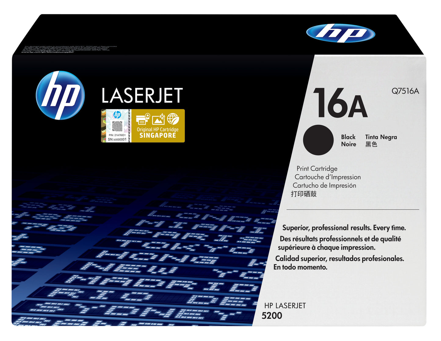 HP 16A Black Original LaserJet Toner Cartridge