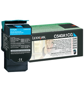 Lexmark C54x, X54x Cyan Return Programme (1K) toner cartridge 1 pc(s) Original