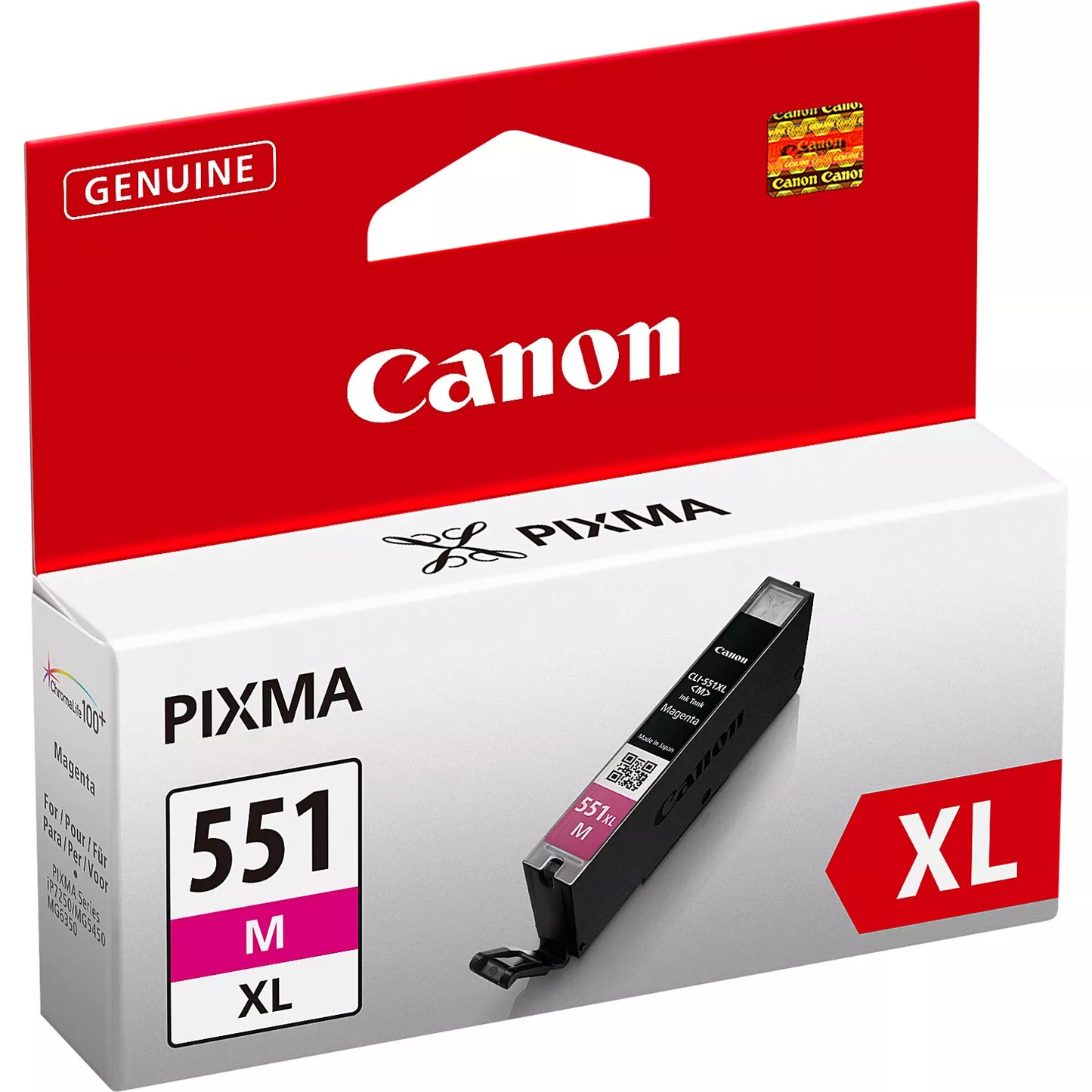 Canon CLI-551XL M w/sec ink cartridge 1 pc(s) Original High (XL) Yield Photo magenta