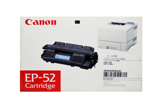 Canon EP-52 toner cartridge 1 pc(s) Original Black