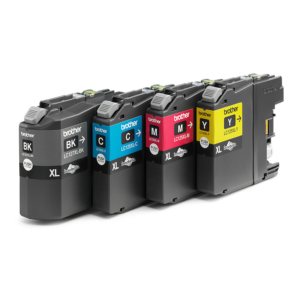 Brother LC127XLVALBP ink cartridge 4 pc(s) Original Black, Cyan, Magenta, Yellow