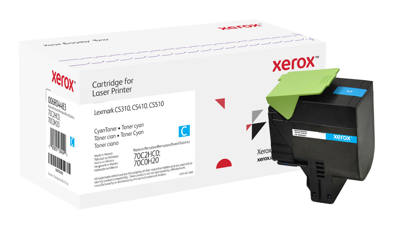 Everyday (TM) Cyan Toner by Xerox compatible with Lexmark 70C2HC0; 70C0H20, High Yield