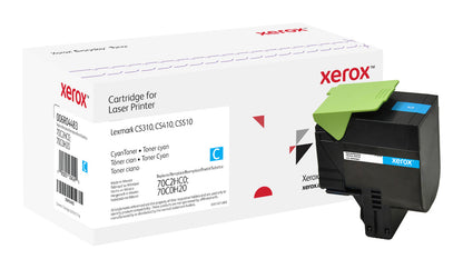 Everyday (TM) Cyan Toner by Xerox compatible with Lexmark 70C2HC0; 70C0H20, High Yield