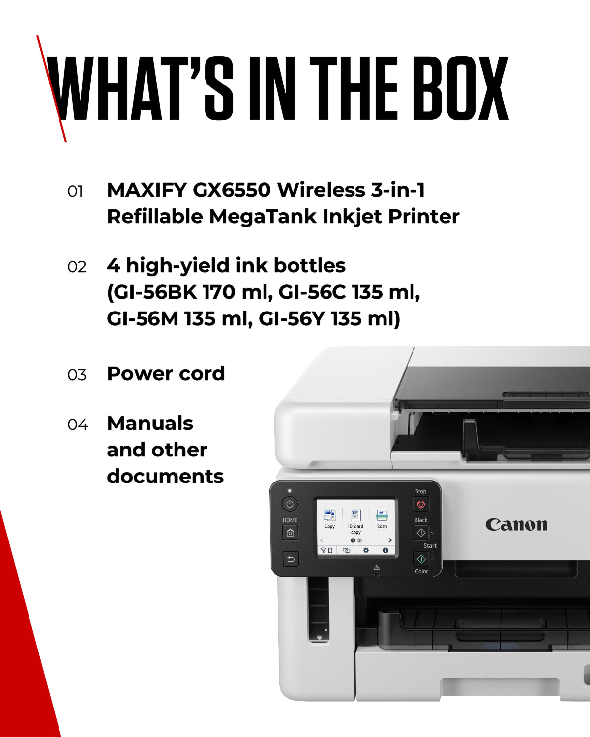 Canon MAXIFY GX6550 Inkjet A4 600 x 1200 DPI Wi-Fi