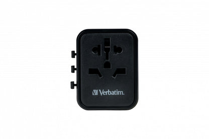 Verbatim 49544 power plug adapter Universal Black