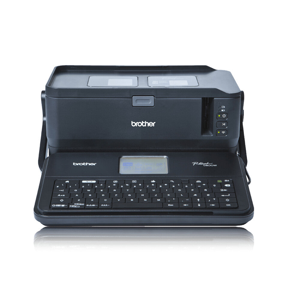 Brother PT-D800W label printer Thermal transfer 360 x 360 DPI 60 mm/sec Wired & Wireless TZe Wi-Fi QWERTY