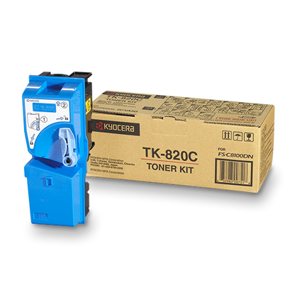 KYOCERA TK-820C toner cartridge 1 pc(s) Original Cyan