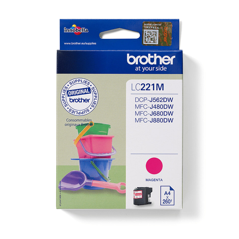 Brother LC221M ink cartridge 1 pc(s) Original Magenta