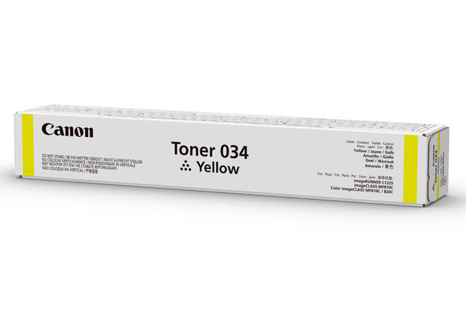 Canon 034 toner cartridge 1 pc(s) Original Yellow