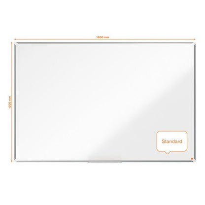 Nobo Premium Plus Steel Magnetic Whiteboard 1800x1200mm