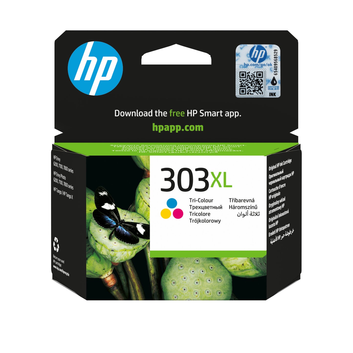 HP 303XL High Yield Tri-color Original Ink Cartridge