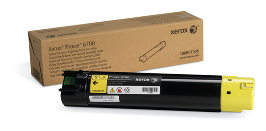 Xerox Genuine Phaser 6700 Yellow Toner Cartridge - 106R01505