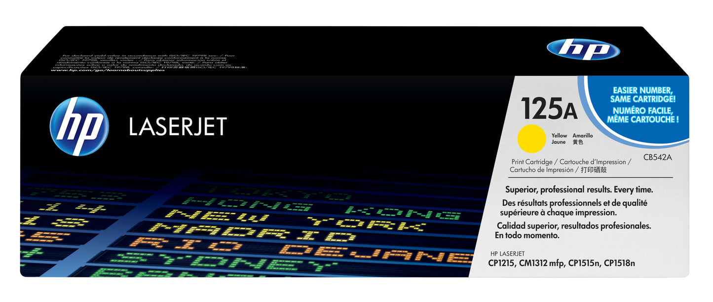 HP 125A Yellow Original LaserJet Toner Cartridge
