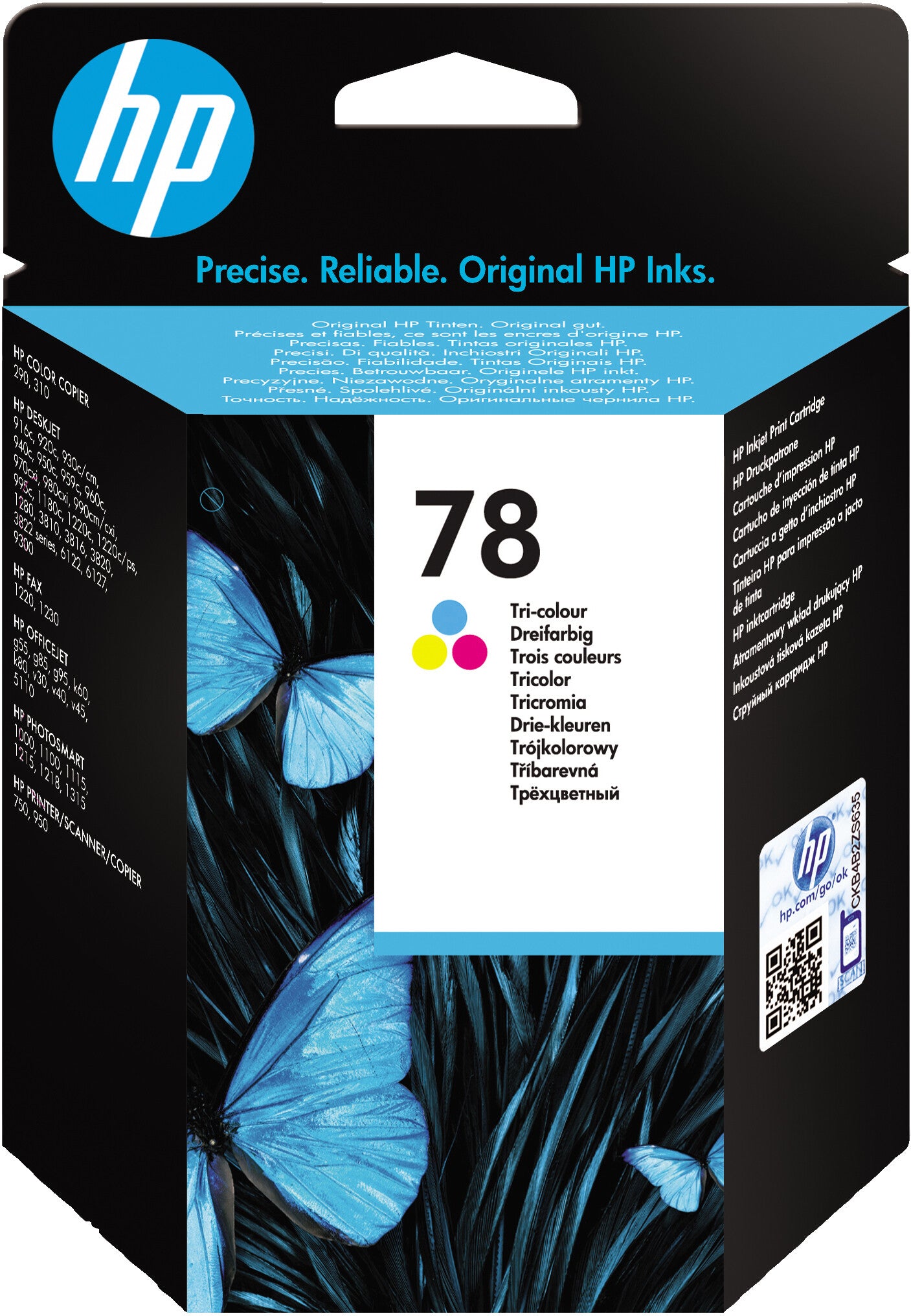 HP 78 Tri-color Original Ink Cartridge