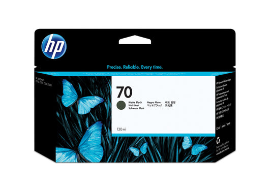 HP 70 130-ml Matte Black DesignJet Ink Cartridge