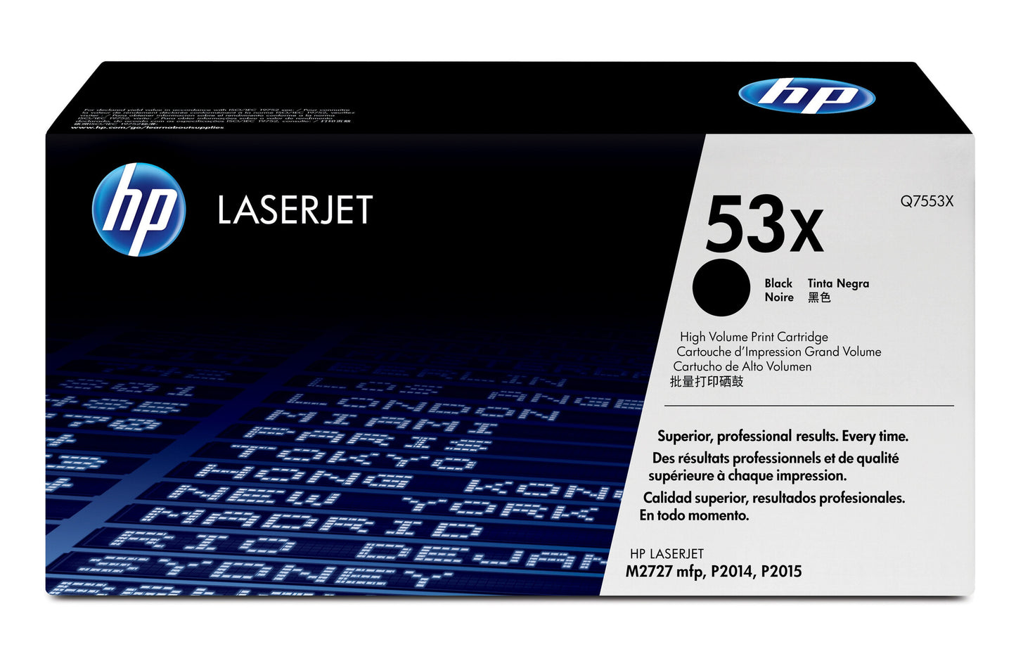 HP 53X High Yield Black Original LaserJet Toner Cartridge