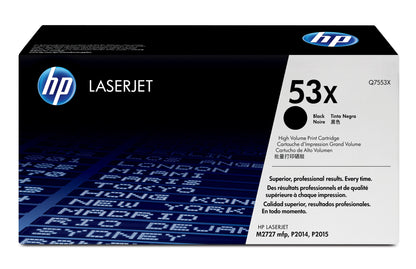 HP 53X High Yield Black Original LaserJet Toner Cartridge