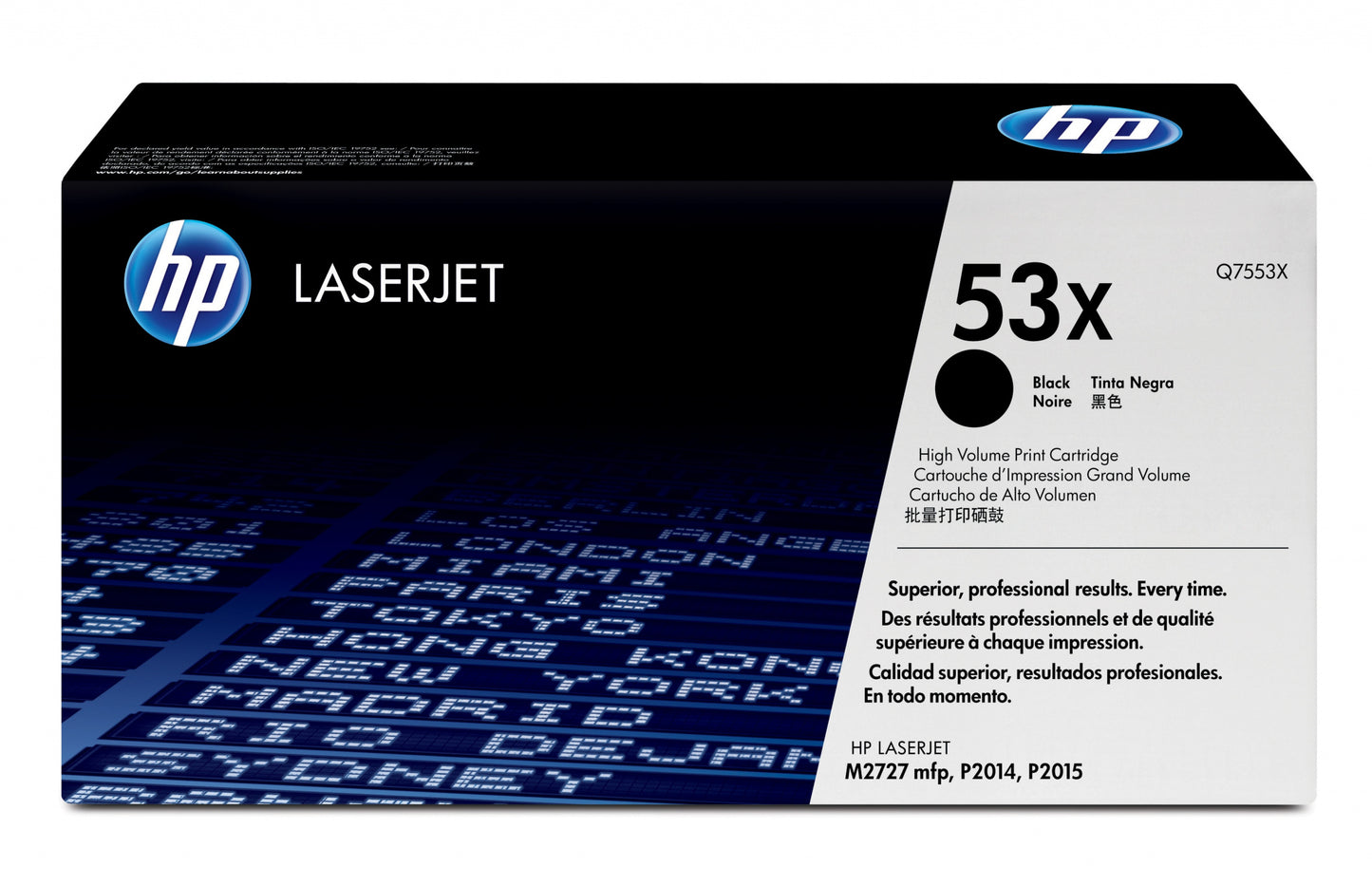 HP 53X High Yield Black Original LaserJet Toner Cartridge