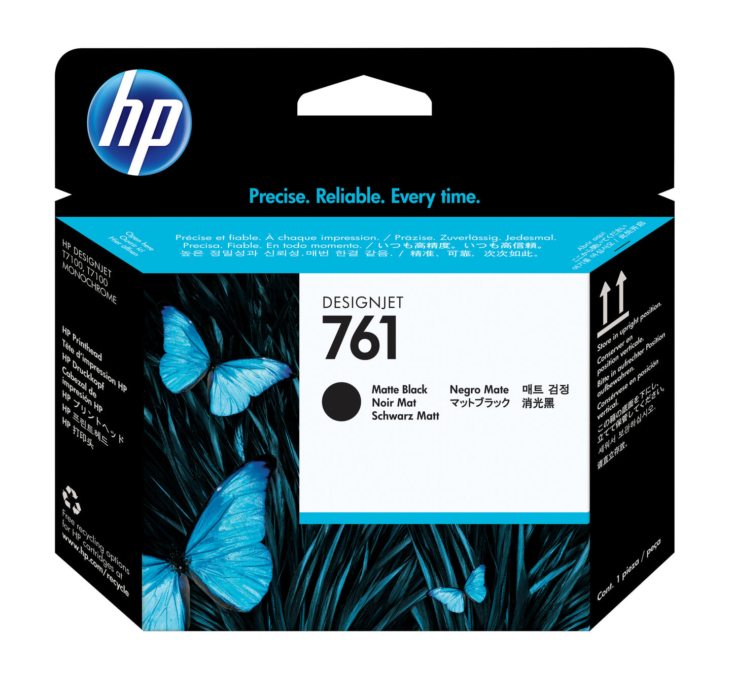 HP 761 Matte Black/Matte Black DesignJet Printhead