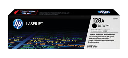 HP 128A Black Original LaserJet Toner Cartridge