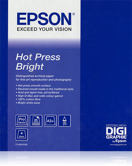 Epson Hot Press Bright 17"x 15m