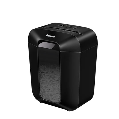 Fellowes LX Series Paper Shredder LX50 9 Sheet Cross Cut Shredder with 17 Litre Bin High Security P4 Black
