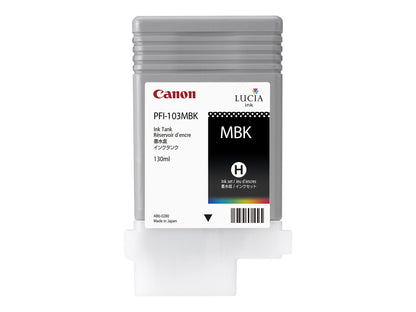 Canon PFI-103MBK Pigment ink tank Black for IPF6100 130ml ink cartridge 1 pc(s) Original