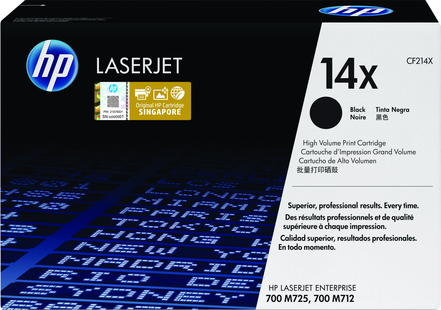 HP 14X High Yield Black Original LaserJet Toner Cartridge