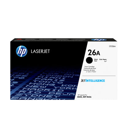 HP 26A Black Original LaserJet Toner Cartridge