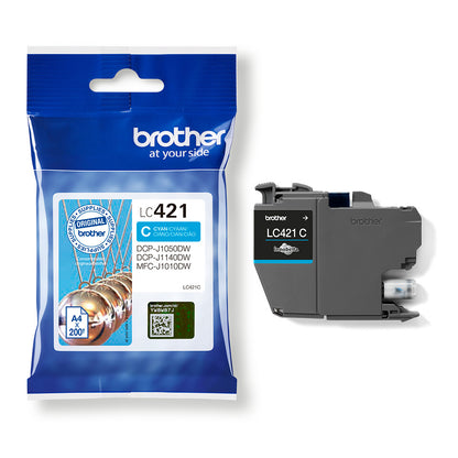 Brother LC421C ink cartridge 1 pc(s) Original Cyan