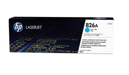 HP 826A Cyan Original LaserJet Toner Cartridge