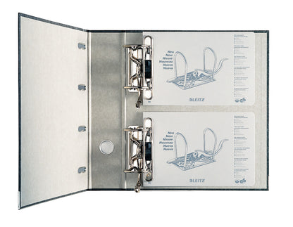 Leitz Double Mechanism Lever Arch File Classic Marbled