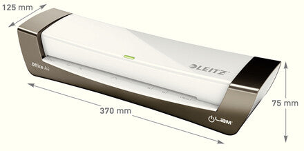 Leitz iLAM Laminator Office A4 Hot laminator 400 mm/min Silver, White