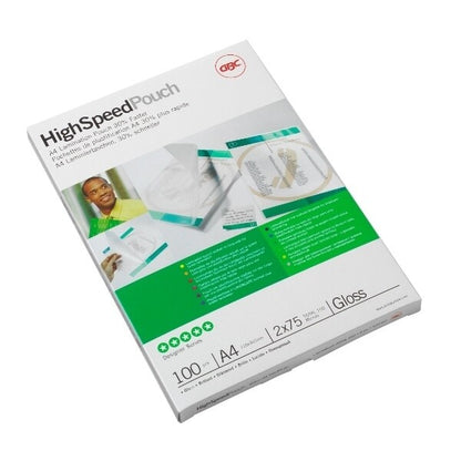 GBC Lamination Pouch A4 High Speed 75 Micron