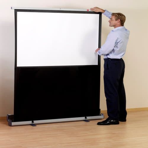Nobo Floor Standing Portable Projector Screen 1590x1200mm
