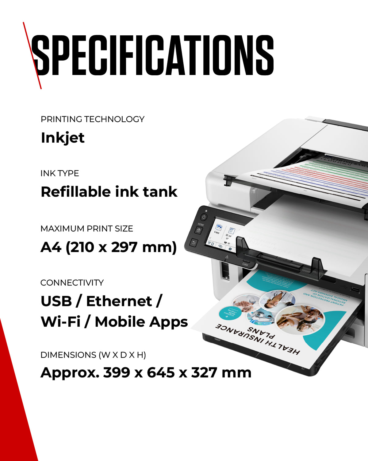 Canon MAXIFY GX6550 Inkjet A4 600 x 1200 DPI Wi-Fi