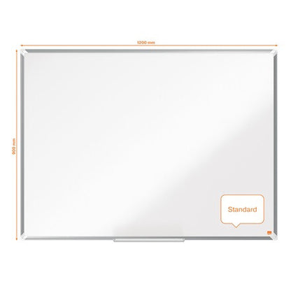 Nobo Premium Plus Steel Magnetic Whiteboard 1200x900mm