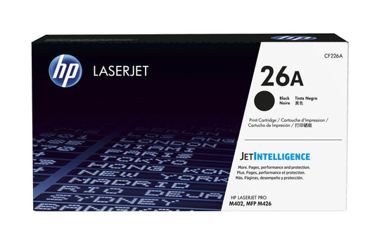 HP 26A Black Original LaserJet Toner Cartridge