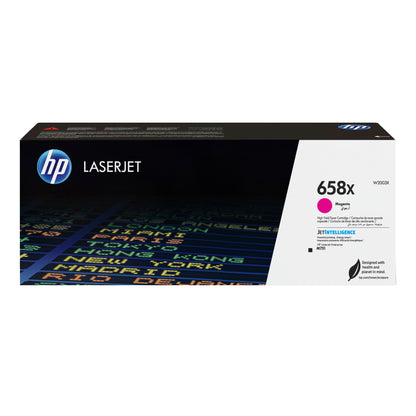 HP 658X High Yield Magenta Original LaserJet Toner Cartridge