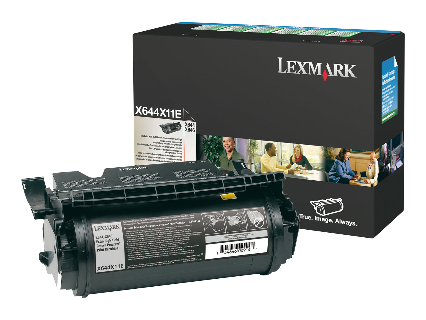 Lexmark X644X11E toner cartridge 1 pc(s) Original Black