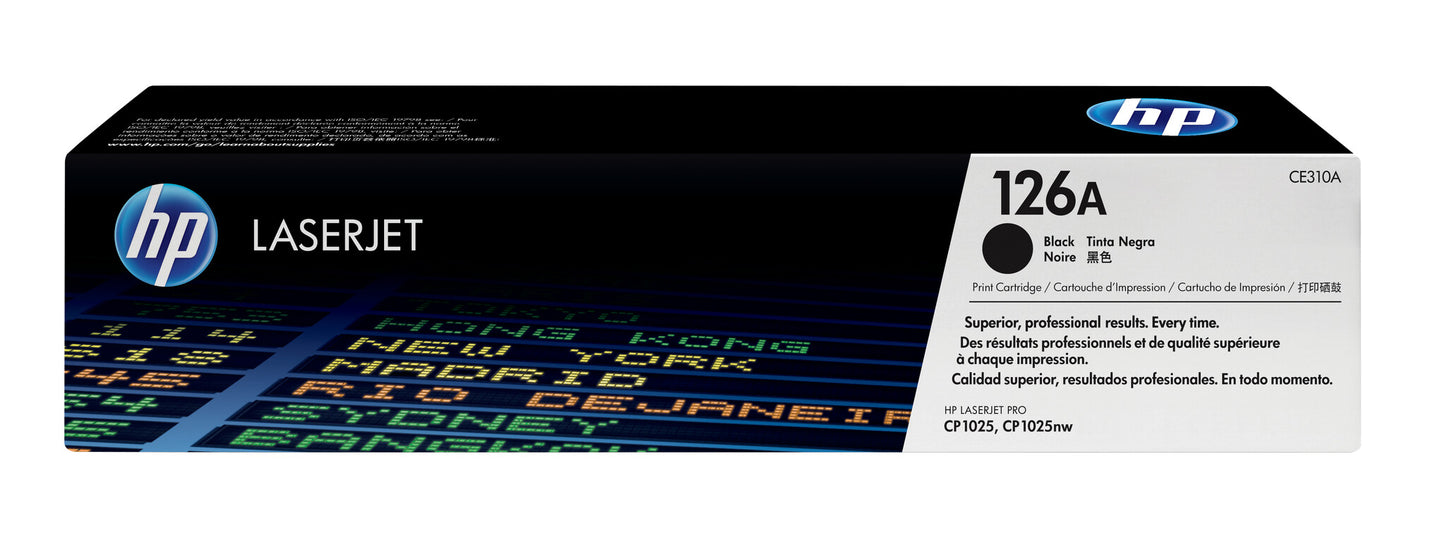 HP 126A Black Original LaserJet Toner Cartridge