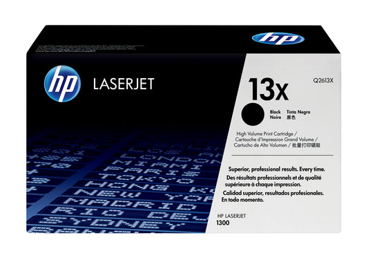 HP 13X High Yield Black Original LaserJet Toner Cartridge