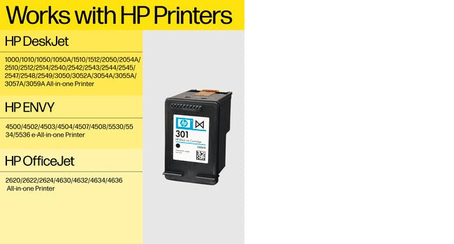 HP 301 Black Original Ink Cartridge