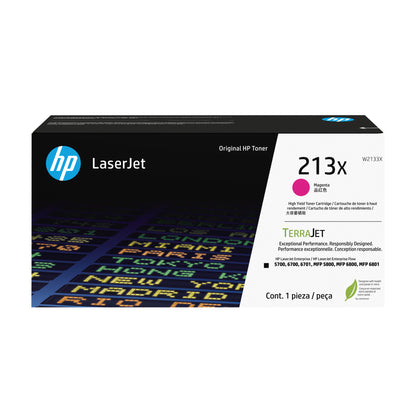HP 213X High Yield Magenta Original LaserJet Toner Cartridge