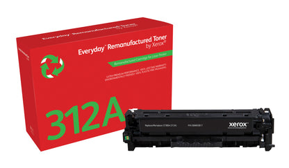 Everyday ™ Black Toner by Xerox compatible with HP 312A (CF380A), Standard capacity