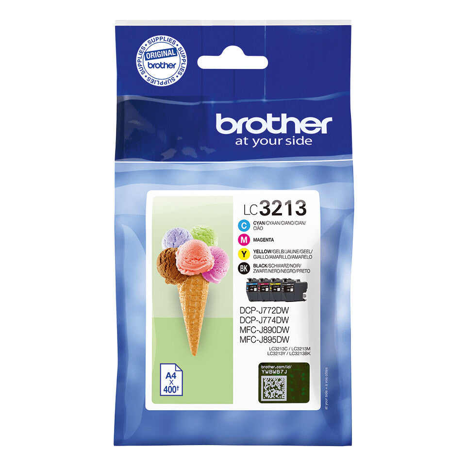 Brother LC3213VAL ink cartridge 4 pc(s) Original Black, Cyan, Magenta, Yellow